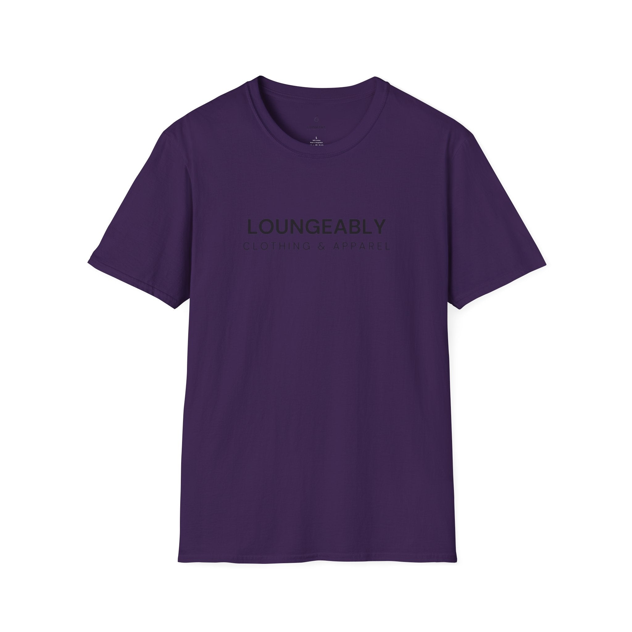 Loungeably Everyday T-Shirt — Minimal Globe & Plane Graphic Tee