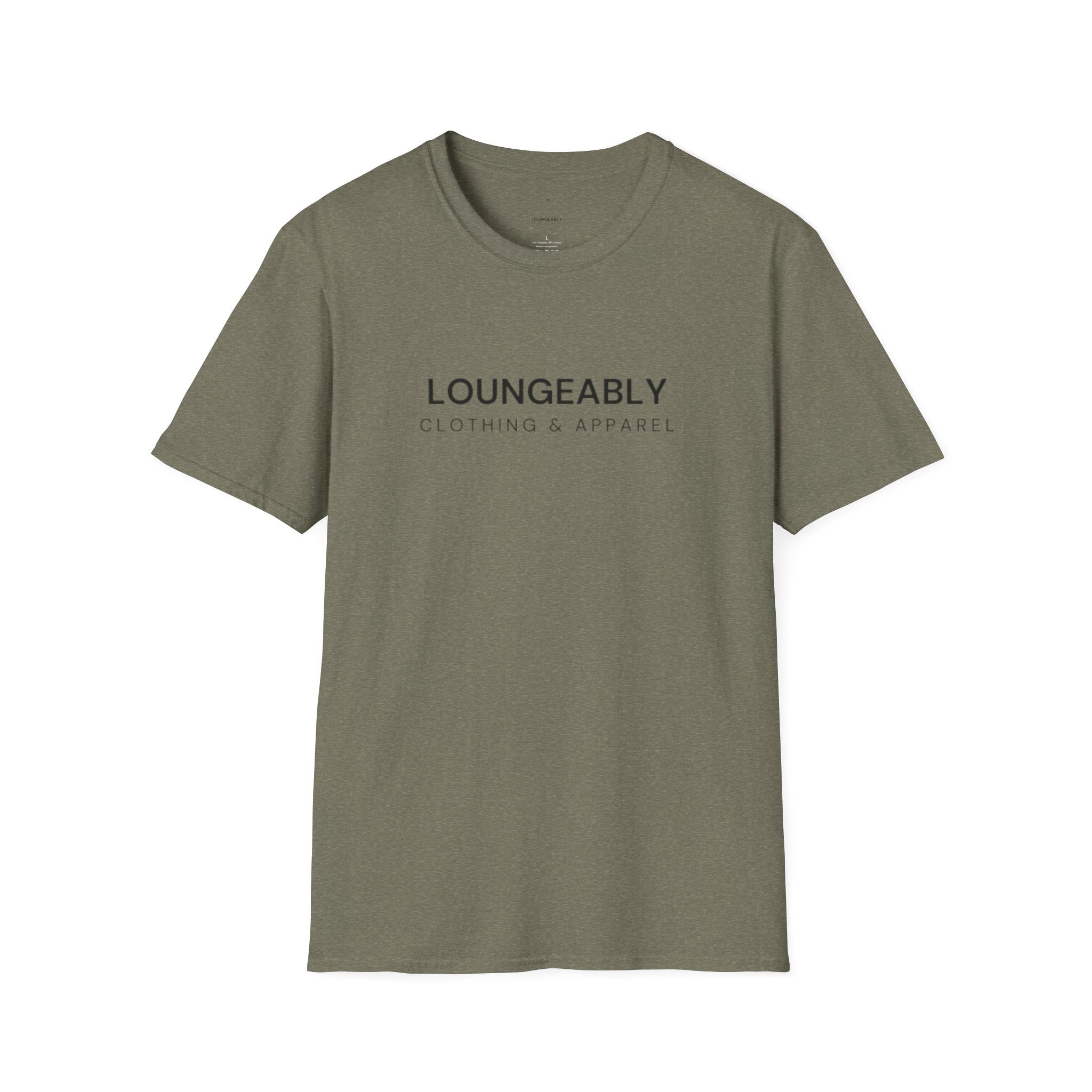 Loungeably Everyday T-Shirt — Minimal Globe & Plane Graphic Tee