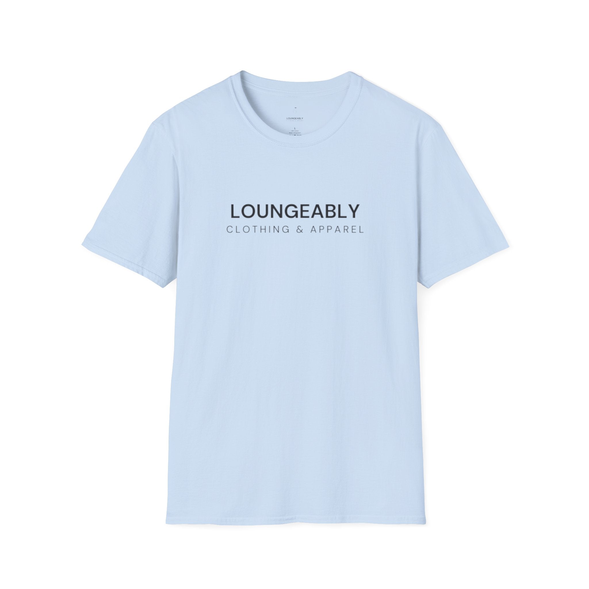 Loungeably Everyday T-Shirt — Minimal Globe & Plane Graphic Tee