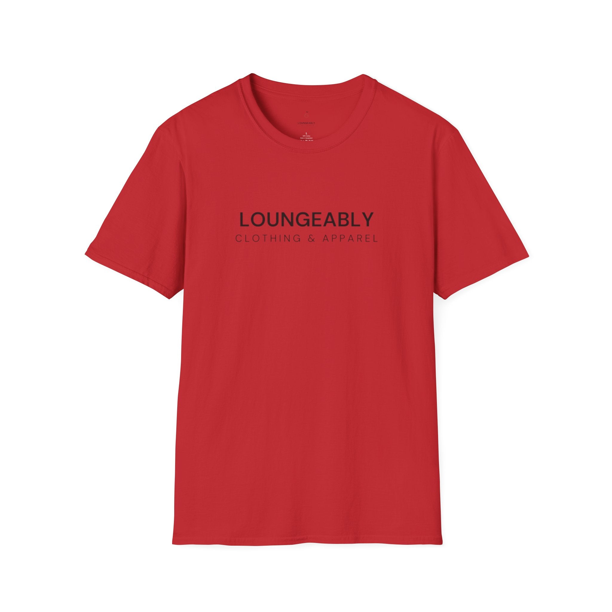 Loungeably Everyday T-Shirt — Minimal Globe & Plane Graphic Tee
