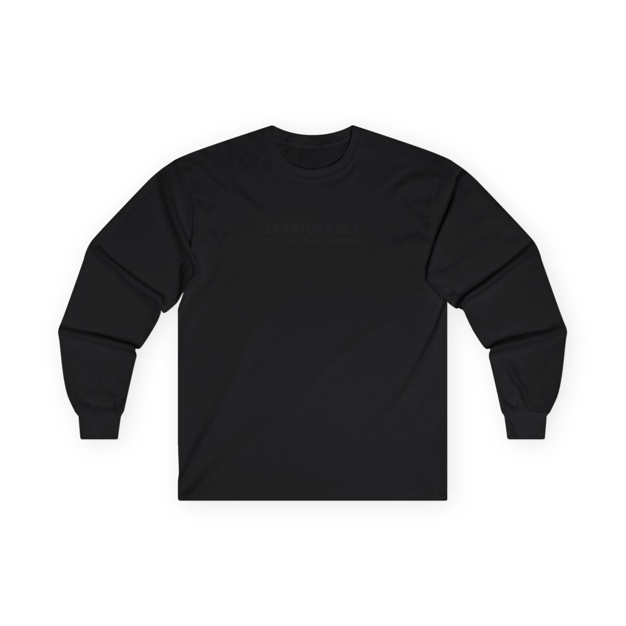 Loungeably Travel Long Sleeve Tee — Minimal Globe Design